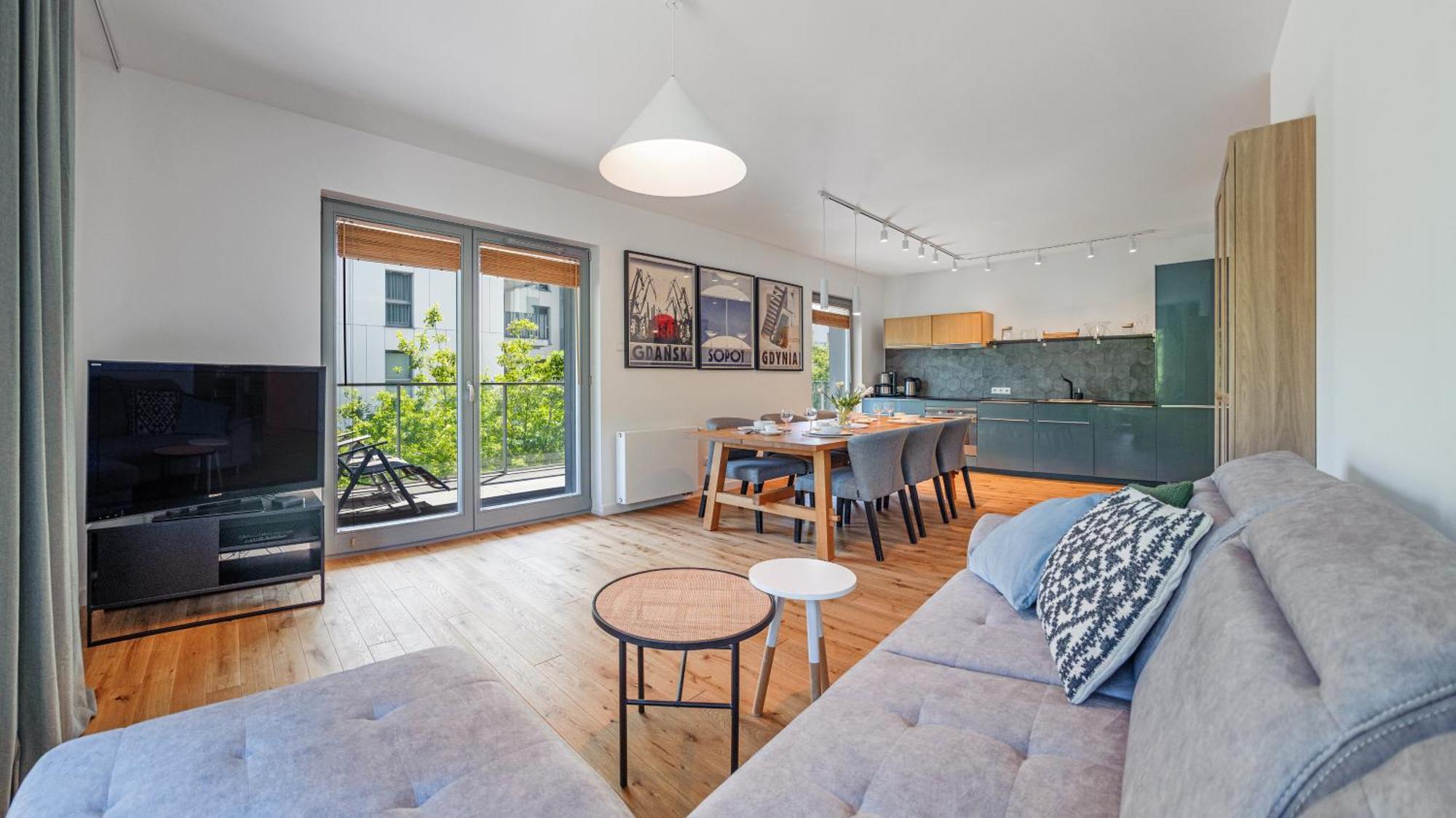 Apartamenty Sun & Snow Nadmorze กดัญสก์ ภายนอก รูปภาพ
